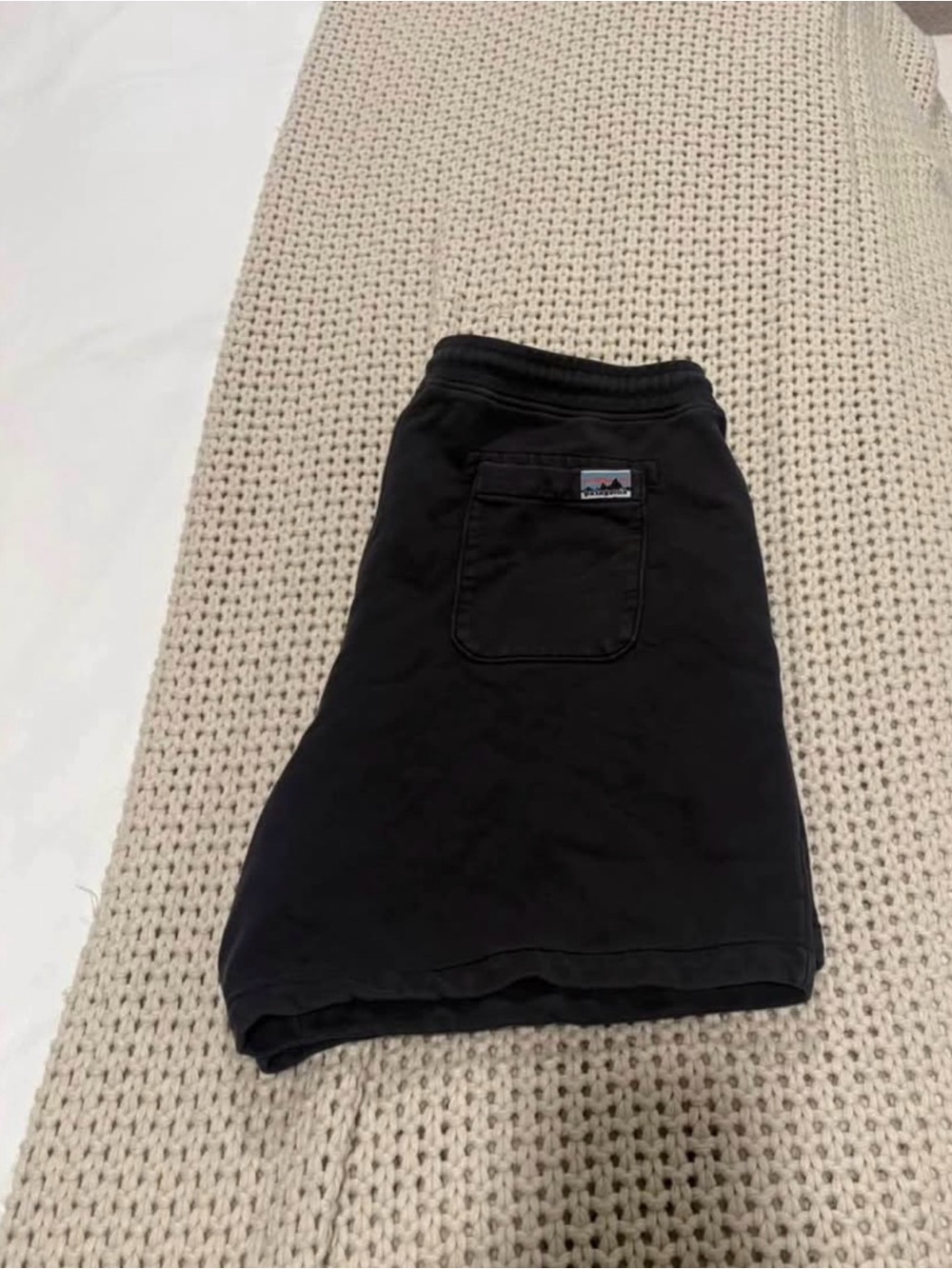 Mens black Patagonia shorts